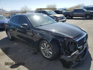 2014 Infiniti Q50 Hybrid Sport with VIN JN1AV7AP7EM692142, listed as a Copart auction lot 49539565 with 157,918 mi miles and Salvage Title. Bid and sale history available at carsss.com. Image 4.