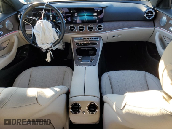 2023 Mercedes-Benz E 350 with VIN W1KZF8EB8PB168018, listed as a Copart auction lot 45576155 with 10,263 mi miles and Salvage Title. Bid and sale history available at DreamBid. Image 8.