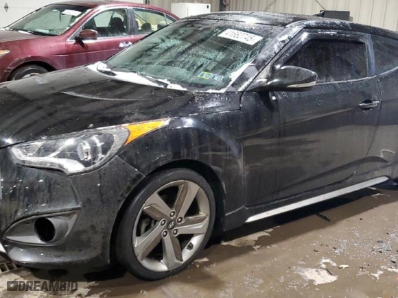 2014 Hyundai Veloster Turbo with VIN KMHTC6AE8EU182785, listed as a Copart auction lot 41662745 with 89,228 mi miles and Clean Title. Bid and sale history available at carsss.com. Image 1.