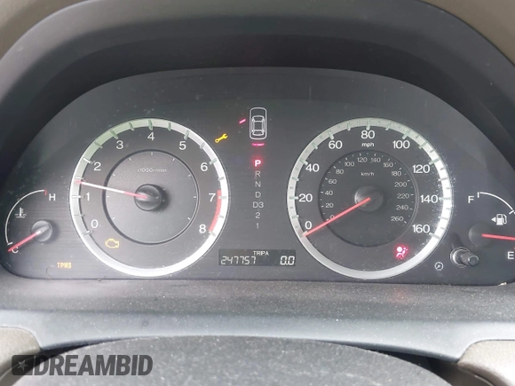 2009 Honda Accord LX-P with VIN 1HGCP26429A001173, listed as a IAAI auction lot 41952494 with 247,757 mi miles and . Bid and sale history available at DreamBid. Image 7.