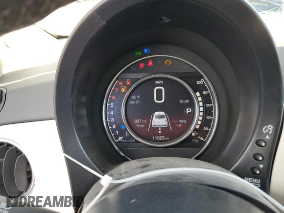 2018 FIAT 500 Pop with VIN 3C3CFFKH3JT465141, listed as a Copart auction lot 72617594 with 11,665 mi miles and Salvage Title. Bid and sale history available at carsss.com. Image 9.