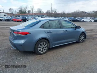 2020 Toyota Corolla LE with VIN JTDEPRAE3LJ007619, listed as a IAAI auction lot 41890730 with 43,481 mi miles. Bid and sale history available at carsss.com. Image 4.