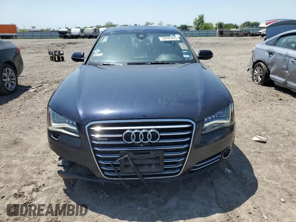 2014 Audi A8 4.0T with VIN WAUR2AFD6EN002571, listed as a Copart auction lot 52285445 with 164,521 mi miles and Clean Title. Bid and sale history available at DreamBid. Image 6.