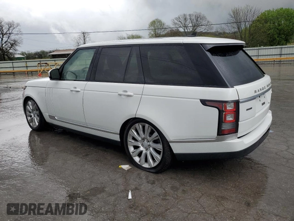 2016 Land Rover Range Rover Supercharged with VIN SALGS2EF3GA274078, listed as a Copart auction lot 51662885 with 73,221 mi miles and Clean title. Bid and sale history available at DreamBid. Image 2.