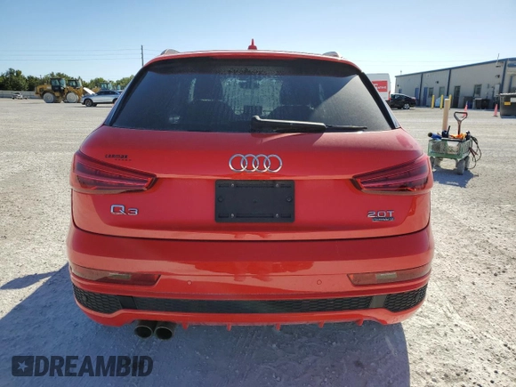 2017 Audi Q3 Prestige with VIN WA1GCCFSXHR006843, listed as a Copart auction lot 45033673 with 0 mi miles. Bid and sale history available at carsss.com. Image 6.