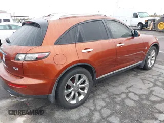 2006 Infiniti FX with VIN JNRAS08U16X106432, listed as a IAAI auction lot 40919899 with 154,232 mi miles. Bid and sale history available at carsss.com. Image 4.