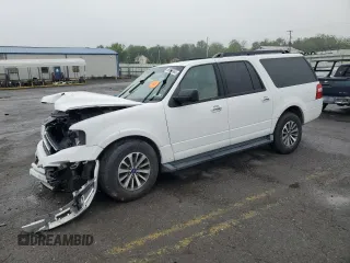 2015 Ford Expedition Max XLT z VIN 1FMJK1JT2FEF48439, wystawiony jako Copart lot #56849965 z przebiegiem Nie podano mil oraz Szkoda całkowita • Salvage title. Historia ofert i sprzedaży dostępna na DreamBid. Obrazek 1.