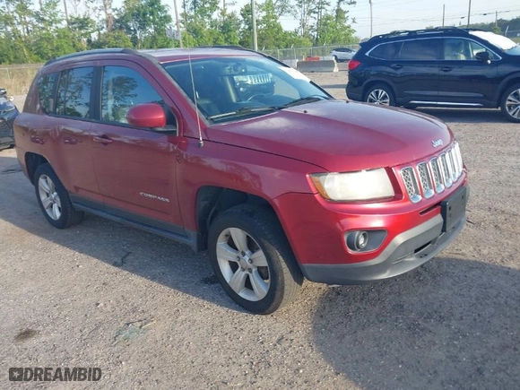 2016 Jeep Compass High Altitude Edition with VIN 1C4NJCEA9GD599487, listed as a IAAI auction lot 42087686 with 176,820 mi miles. Bid and sale history available at carsss.com. Image 1.