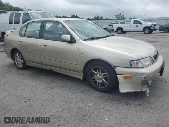 2001 Infiniti G20 Luxury z VIN JNKCP11A61T404490, wystawiony jako Copart lot #62502544 z przebiegiem 132 014 mil mil oraz Czysty tytuł • Clean title. Historia ofert i sprzedaży dostępna na DreamBid. Obrazek 4.