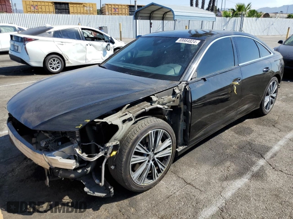 2019 Audi A6 Premium with VIN WAUK2AF2XKN101146, listed as a Copart auction lot 69984824 with 146,697 mi miles and Salvage Title. Bid and sale history available at carsss.com. Image 1.