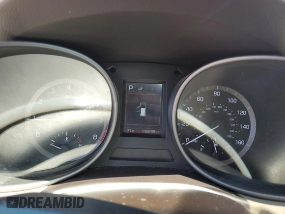 2017 Hyundai Santa Fe 2.4L with VIN 5XYZU3LB7HG386173, listed as a Copart auction lot 62022945 with 140,089 mi miles and Salvage title. Bid and sale history available at DreamBid. Image 9.