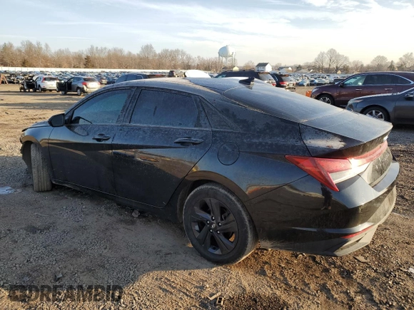 2021 Hyundai Elantra SEL with VIN 5NPLS4AG5MH032560, listed as a Copart auction lot 42574105 with 44,075 mi miles and Salvage Title. Bid and sale history available at carsss.com. Image 2.
