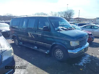 1995 Ford Econoline Cargo with VIN 1FDEE14H5SHB67418, listed as a IAAI auction lot 41551535 with 150,185 mi miles and . Bid and sale history available at DreamBid. Image 1.