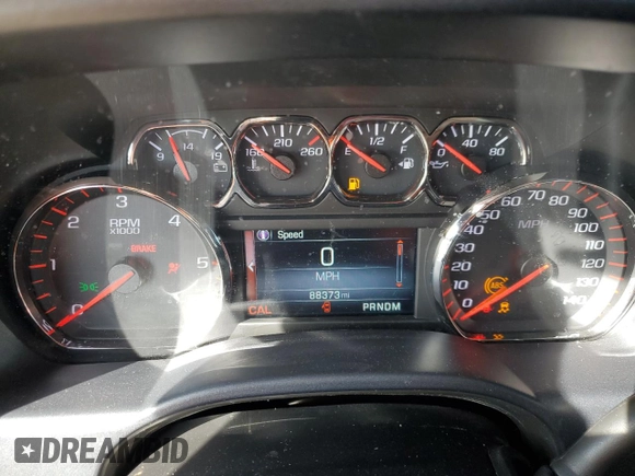 2015 GMC Sierra 1500 SLT with VIN 3GTU2VEJ2FG414590, listed as a Copart auction lot 89140905 with 88,373 mi miles and Salvage Title. Bid and sale history available at DreamBid. Image 9.