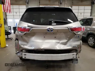 2016 Toyota Highlander Hybrid Limited with VIN 5TDDCRFHXGS015901, listed as a Copart auction lot 76901913 with 100,228 mi miles. Bid and sale history available at carsss.com. Image 6.