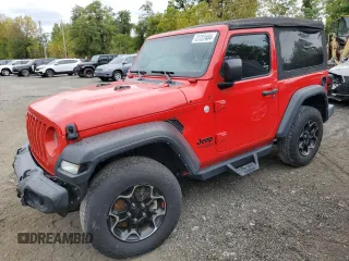2021 Jeep Wrangler Sport S with VIN 1C4GJXAN8MW721801, listed as a Copart auction lot 72722484 with 36,686 mi miles and Salvage title. Bid and sale history available at DreamBid. Image 1.