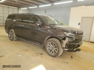 2022 Chevrolet Suburban Z71 with VIN 1GNSKDKD3NR363879, listed as a Copart auction lot 46826325 with 37,567 mi miles and Salvage Title. Bid and sale history available at carsss.com. Image 4.