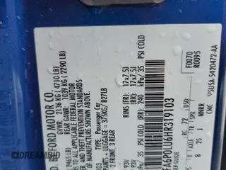 2017 Ford Fusion Hybrid SE z VIN 3FA6P0LU6HR319103, wystawiony jako Copart lot #58494695 z przebiegiem 104 483 mil mil oraz Szkoda całkowita • Salvage title. Historia ofert i sprzedaży dostępna na DreamBid. Obrazek 13.