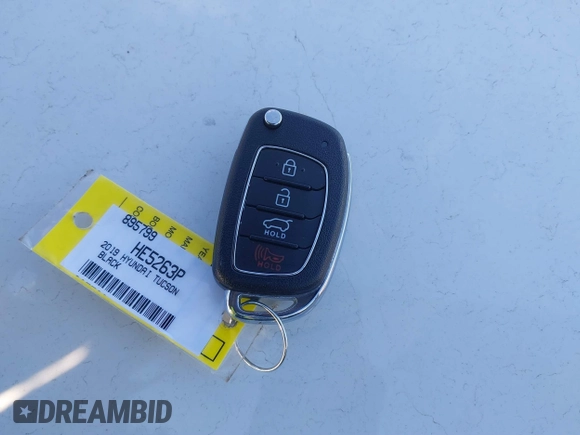 2019 Hyundai Tucson SE with VIN KM8J2CA47KU895799, listed as a IAAI auction lot 41141493 with 44,765 mi miles. Bid and sale history available at carsss.com. Image 11.