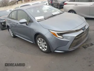 2023 Toyota Corolla Hybrid LE with VIN JTDBCMFE0P3023071, listed as a IAAI auction lot 41273943 with 26,250 mi miles. Bid and sale history available at carsss.com. Image 1.
