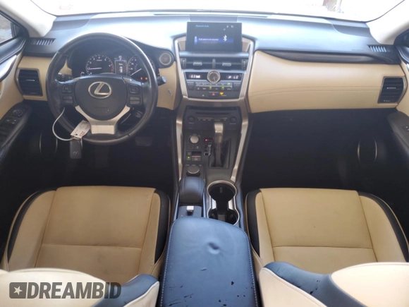 2016 Lexus NX 200t with VIN JTJYARBZ3G2043890, listed as a Copart auction lot 44163675 with 72,045 mi miles and Salvage title. Bid and sale history available at DreamBid. Image 8.