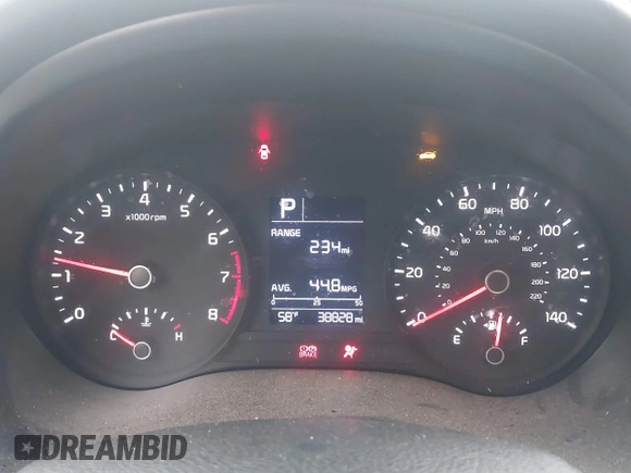 2022 Kia Rio S with VIN 3KPA25AD9NE500847, listed as a IAAI auction lot 41516061 with 38,828 mi miles and . Bid and sale history available at DreamBid. Image 15.