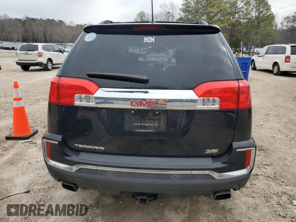 2017 GMC Terrain SLE with VIN 2GKFLNE31H6261632, listed as a Copart auction lot 47961095 with 72,533 mi miles and Salvage Title. Bid and sale history available at carsss.com. Image 6.