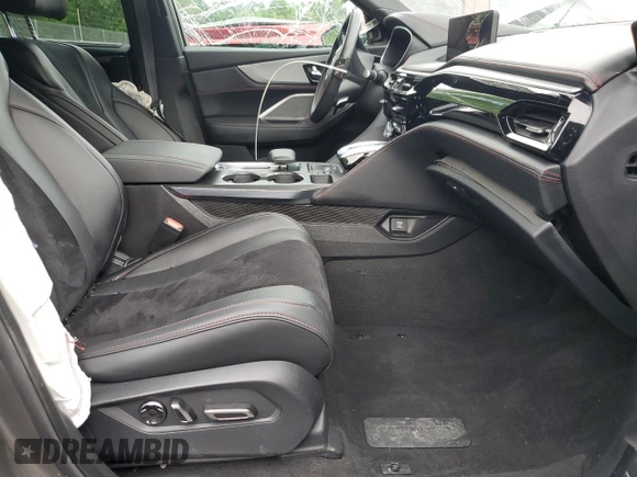 2024 Acura MDX w/A-Spec Package with VIN 5J8YE1H02RL019581, listed as a Copart auction lot 61801205 with 45,297 mi miles and Salvage title. Bid and sale history available at DreamBid. Image 7.