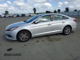 2017 Hyundai Sonata 2.4L with VIN 5NPE24AF4HH572164, listed as a Copart auction lot 50996045 with 99,418 mi miles and Salvage Title. Bid and sale history available at carsss.com. Image 1.