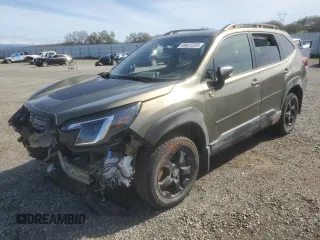 2024 Subaru Forester Wilderness with VIN JF2SKAJC1RH453089, listed as a Copart auction lot 49431225 with 7,028 mi miles and Salvage Title. Bid and sale history available at carsss.com. Image 1.