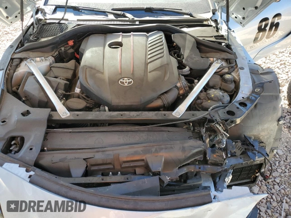 2021 Toyota GR Supra 3.0 with VIN WZ1DB0C02MW041211, listed as a Copart auction lot 79557064 with 0 mi miles and Salvage Title. Bid and sale history available at carsss.com. Image 11.