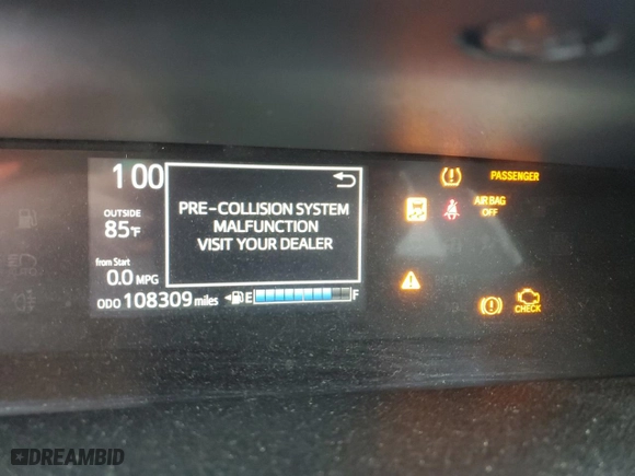 2018 Toyota Prius c One with VIN JTDKDTB34J1599888, listed as a Copart auction lot 50754435 with 108,309 mi miles and Clean Title. Bid and sale history available at carsss.com. Image 9.