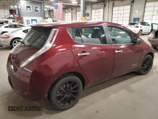 2016 Nissan LEAF SL with VIN 1N4BZ0CP1GC305528, listed as a Copart auction lot 50041525 with 51,299 mi miles and Clean Title. Bid and sale history available at carsss.com. Image 3.
