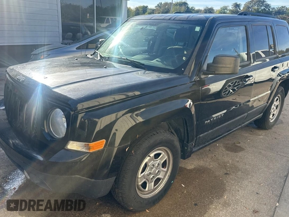 2017 Jeep Patriot Sport with VIN 1C4NJPBA7HD149107, listed as a Copart auction lot 80780614 with 106,402 mi miles and Clean Title. Bid and sale history available at carsss.com. Image 2.