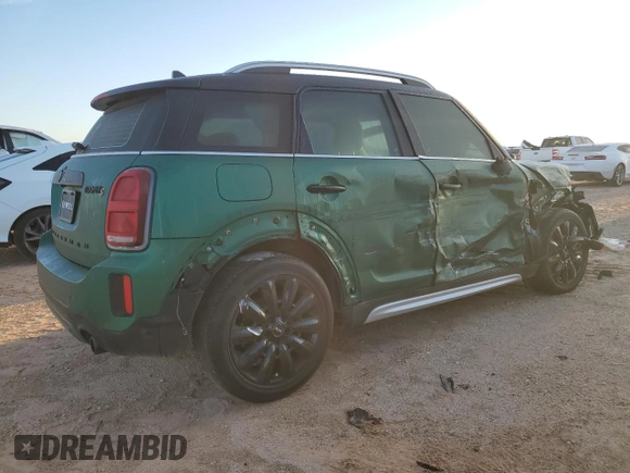 2022 MINI Countryman Cooper S with VIN WMZ53BR07N3N52547, listed as a Copart auction lot 55755715 with 30,204 mi miles and Salvage title. Bid and sale history available at DreamBid. Image 3.