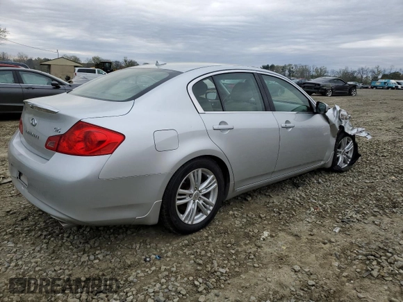 2011 Infiniti G25 Journey z VIN JN1DV6AP0BM600582, wystawiony jako Copart lot #53745935 z przebiegiem 101 321 mil mil oraz Szkoda całkowita • Salvage title. Historia ofert i sprzedaży dostępna na DreamBid. Obrazek 3.