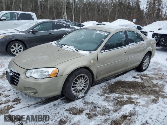 2006 Chrysler Sebring Touring with VIN 1C3EL56R66N125939, listed as a Copart auction lot 47768375 with 58,382 mi miles and Clean Title. Bid and sale history available at DreamBid. Image 1.