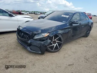 2017 Mercedes-Benz C 300 with VIN 55SWF4JB9HU179800, listed as a Copart auction lot 62173835 with 108,416 mi miles and Clean title. Bid and sale history available at DreamBid. Image 1.