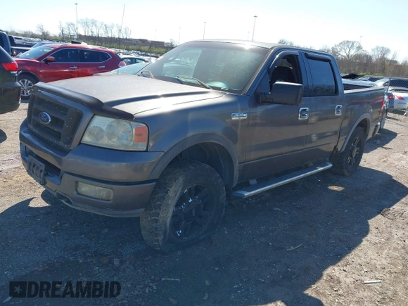 2004 Ford F-150 XLT with VIN 1FTPW14504KA75025, listed as a IAAI auction lot 41794581 with 213,022 mi miles. Bid and sale history available at carsss.com. Image 2.