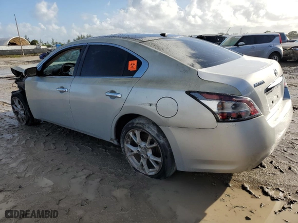 2014 Nissan Maxima 3.5 SV w/Sport Pkg with VIN 1N4AA5AP8EC908511, listed as a Copart auction lot 76846724 with 132,085 mi miles and Salvage Title. Bid and sale history available at carsss.com. Image 2.