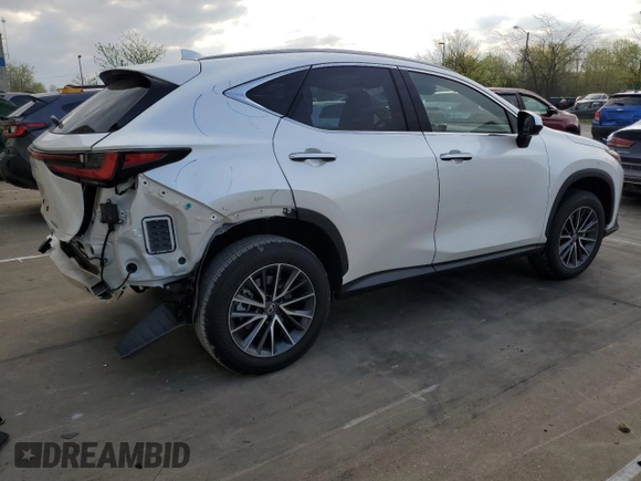 2024 Lexus NX 350h Luxury with VIN JTJHKCEZ6R2035436, listed as a Copart auction lot 53672415 with 10,517 mi miles and Salvage title. Bid and sale history available at DreamBid. Image 3.