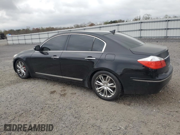 2011 Hyundai Genesis with VIN KMHGC4DF9BU140454, listed as a Copart auction lot 49288325 with 157,544 mi miles and Salvage Title. Bid and sale history available at DreamBid. Image 2.