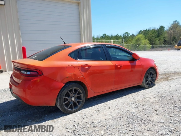 2015 Dodge Dart SXT with VIN 1C3CDFBB0FD310819, listed as a IAAI auction lot 41876558 with 138,502 mi miles. Bid and sale history available at carsss.com. Image 6.