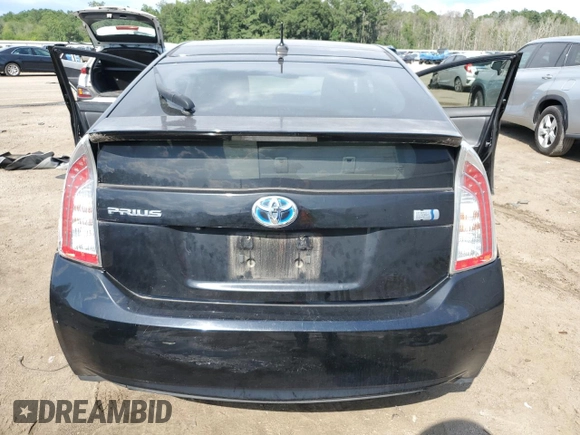 2012 Toyota Prius One with VIN JTDKN3DU7C5474043, listed as a Copart auction lot 62033154 with 136,708 mi miles and Salvage Title. Bid and sale history available at carsss.com. Image 6.