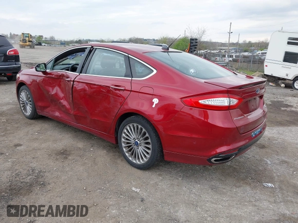 2013 Ford Fusion Titanium with VIN 3FA6P0K99DR174095, listed as a IAAI auction lot 42037806 with 81,514 mi miles. Bid and sale history available at carsss.com. Image 3.
