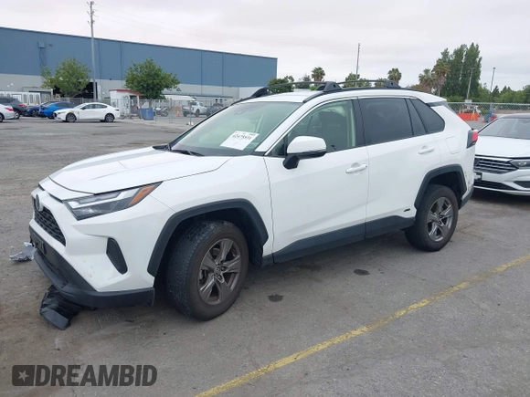 2023 Toyota RAV4 Hybrid LE with VIN JTMMWRFV3PD193495, listed as a IAAI auction lot 42475531 with 51,982 mi miles and . Bid and sale history available at DreamBid. Image 2.