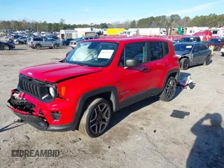 2021 Jeep Renegade Upland with VIN ZACNJDAB1MPM37898, listed as a IAAI auction lot 41276713 with 12,000 mi miles and . Bid and sale history available at DreamBid. Image 17.