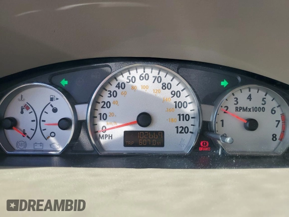 2007 Saturn ION ION 3 with VIN 1G8AL55F47Z133107, listed as a Copart auction lot 84104234 with 102,669 mi miles and Salvage Title. Bid and sale history available at DreamBid. Image 9.