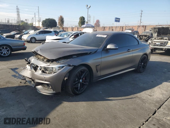 2018 BMW 4 Series 440i with VIN WBA4Z5C56JEA32922, listed as a Copart auction lot 85752364 with 31,105 mi miles and Salvage title. Bid and sale history available at DreamBid. Image 1.