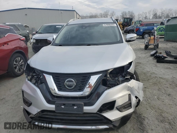 2019 Nissan Rogue SV with VIN KNMAT2MT8KP528665, listed as a Copart auction lot 47090495 with 114,888 mi miles and Salvage Title. Bid and sale history available at carsss.com. Image 5.